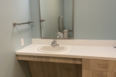 Accessible bathroom sink